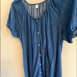 Old Navy chambray/denim dress, sz XL